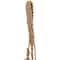 29" Metal Handmade Decorative Cow Bell with Jute Hanging Rope
